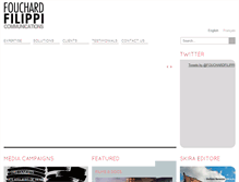 Tablet Screenshot of fouchardfilippi.com